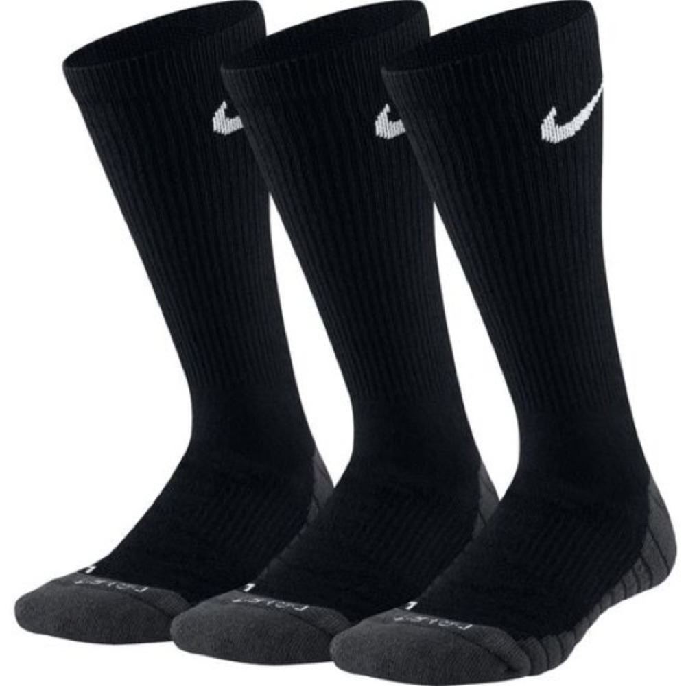 Nike Mens Dry Cushioned Crew Socks Size M 3 pair